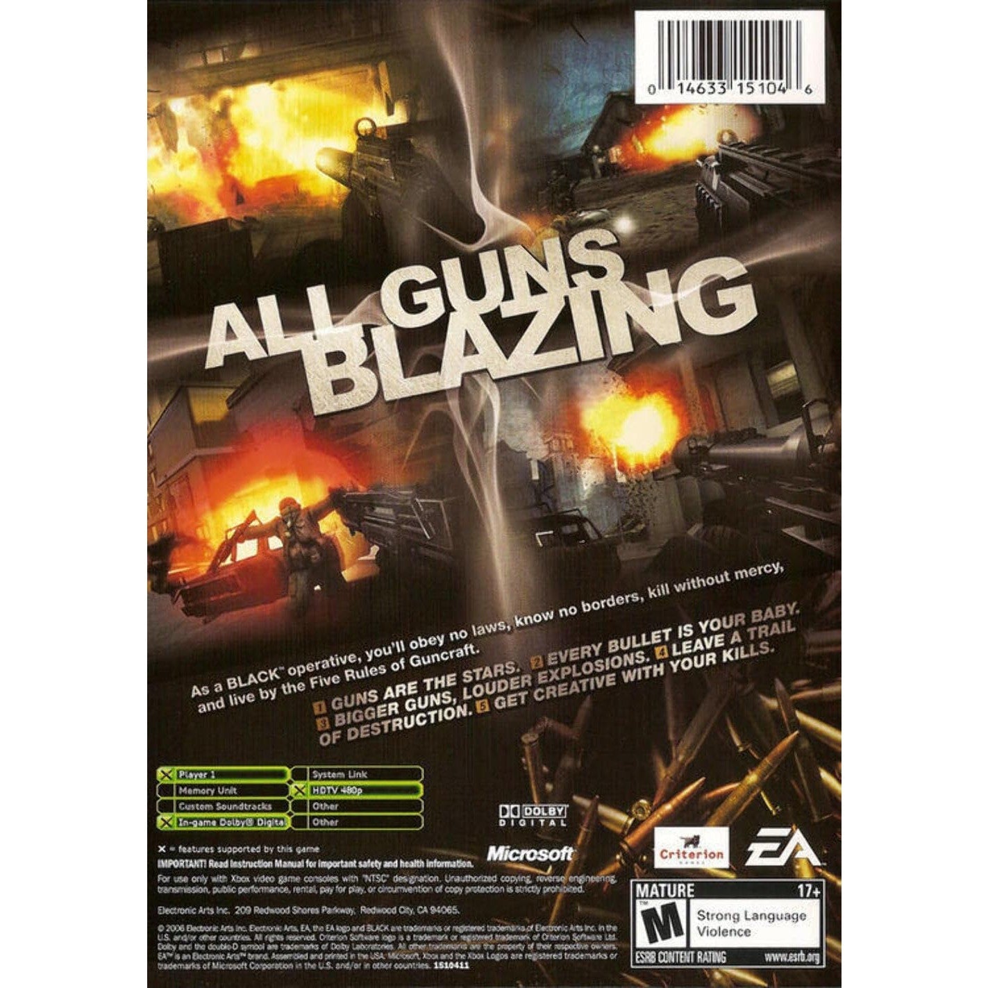 Black - Xbox Game from 2P Gaming