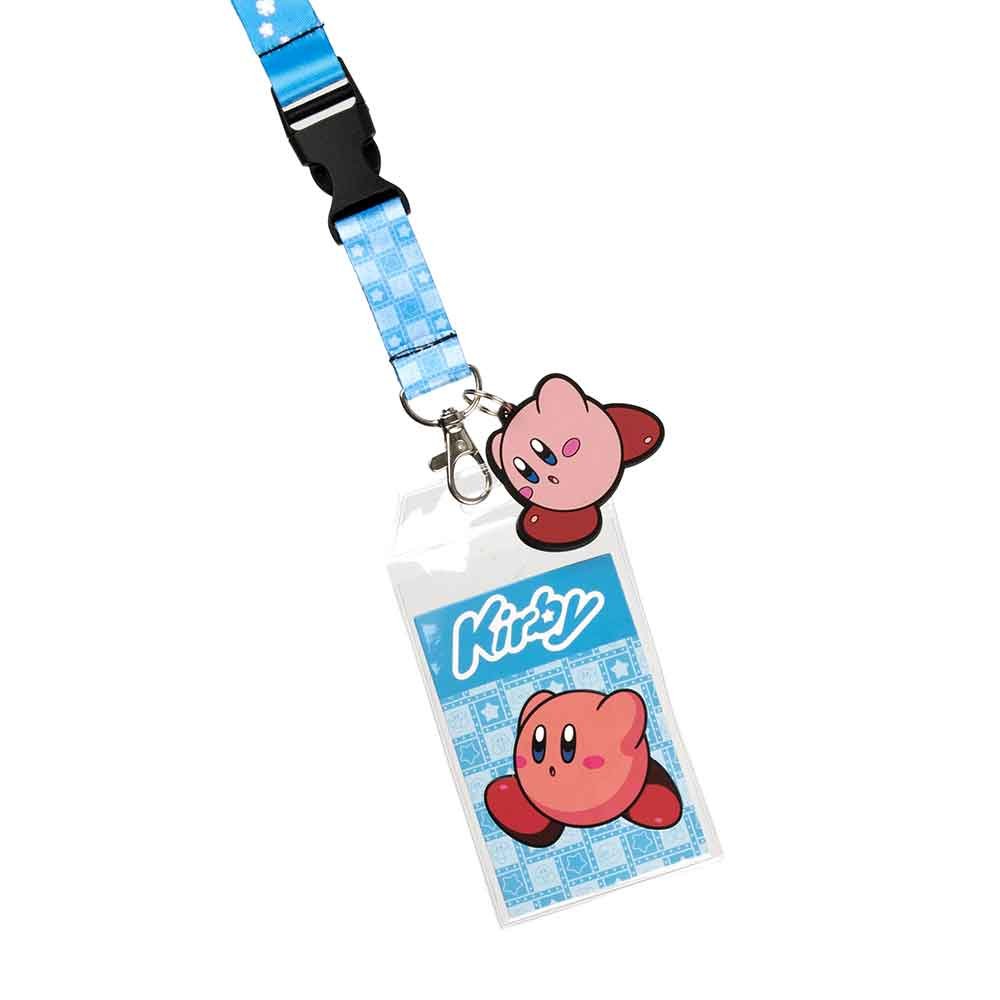 Kirby Rubber Charm Lanyard from 2P Gaming