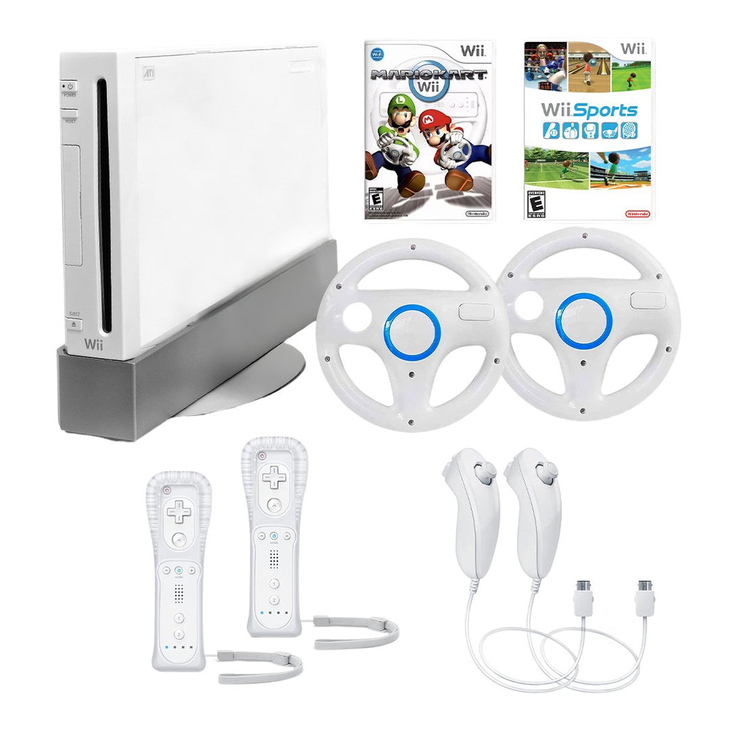 Nintendo Wii White Console Wii Sports motion purchases plus GameCube control compatible