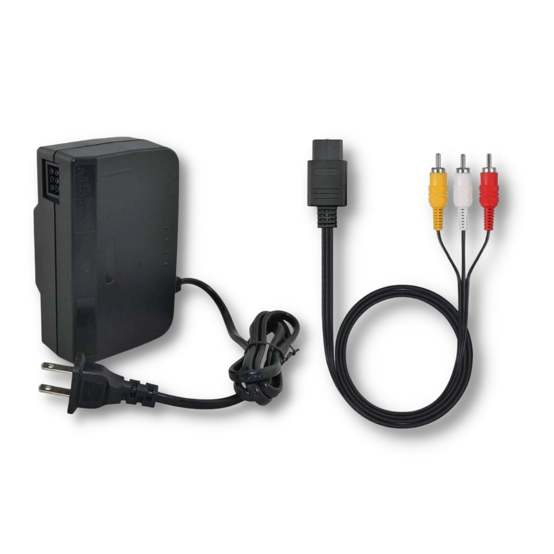 2PG Nintendo 64 N64 Hookup Bundle - Power Supply & AV Cable from 2P Gaming