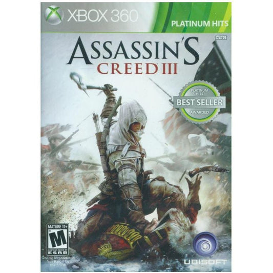 Assassins Creed III Platinum Hits Microsoft Xbox 360 Game from 2P Gaming