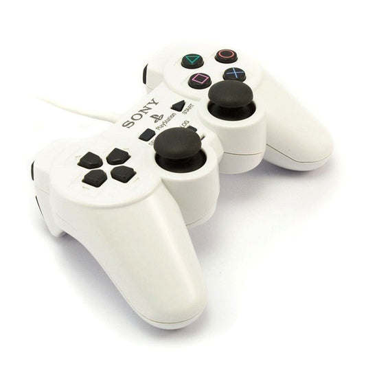 Authentic SONY PlayStation 2 PS2 DualShock Wired Controller - White from 2P Gaming