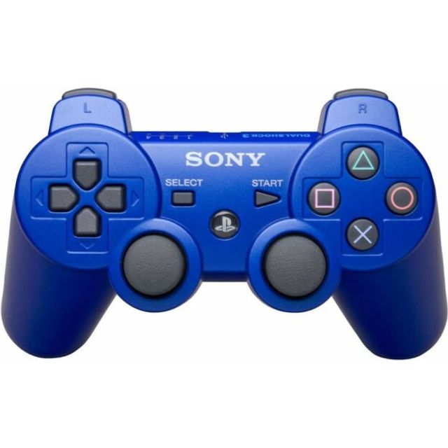 Authentic Sony PlayStation 3 PS3 Dualshock Wireless Controller-Blue from 2P Gaming
