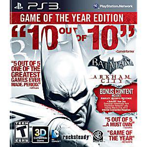 Batman Arkham City Game of the Year Edition Sony PS3 PlayStation 3 Game from 2P Gaming