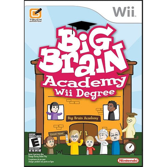 Big Brain Academy Wii Degree Nintendo Wii Game from 2P Gaming