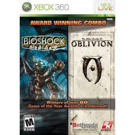 Bioshock & Elder Scrolls IV Oblivion Combo Microsoft Xbox 360 Game from 2P Gaming