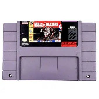 Bulls vs Blazers SNES Super Nintendo Game from 2P Gaming