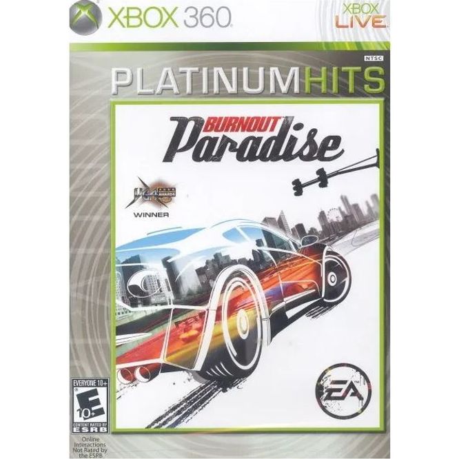 Burnout Paradise Platinum Hits Microsoft Xbox 360 Game from 2P Gaming
