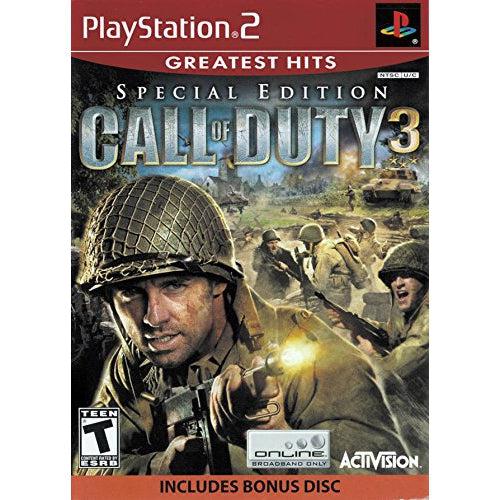 Call of Duty 3 Special Edition + Bonus Disk Sony PS2 PlayStation 2 Game from 2P Gaming