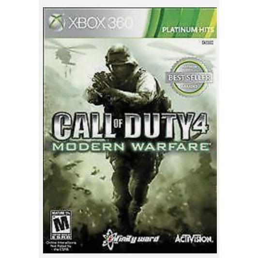 Call of Duty 4 Modern Warfare Platinum Hits Xbox 360 Game from 2P Gaming