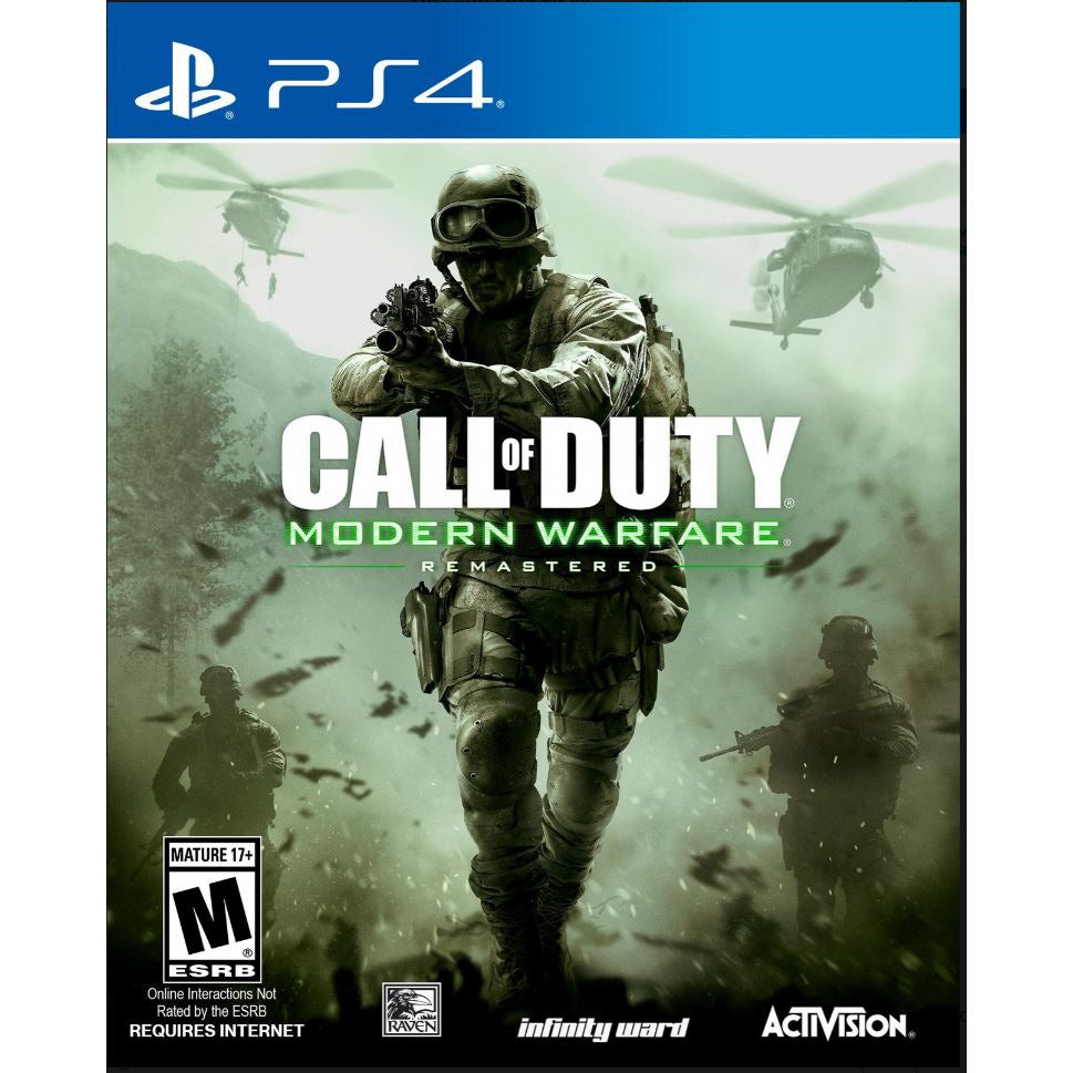 Call of Duty Modern Warfare Remastered Sony PS4 PlayStation 4 Game from 2P Gaming