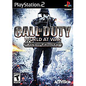 Call of Duty World at War Final Fronts Sony PS2 PlayStation 2 Game from 2P Gaming