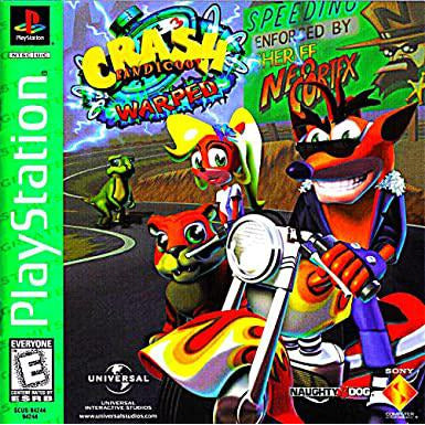 Crash Bandicoot 3 Warped PlayStation 1 Game from 2P Gaming
