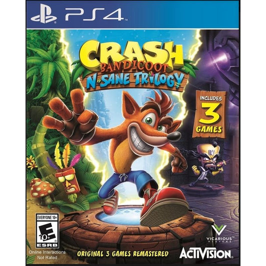 Crash Bandicoot N. Sane Trilogy Sony PS4 PlayStation 4 Game from 2P Gaming