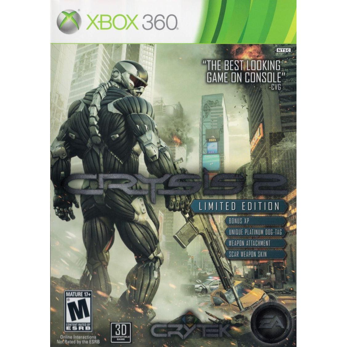 Crysis 2 Limited Edition Xbox 360 Game from 2P Gaming