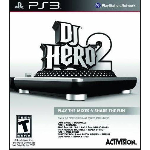 DJ Hero 2 Sony PS3 PlayStation 3 Game from 2P Gaming