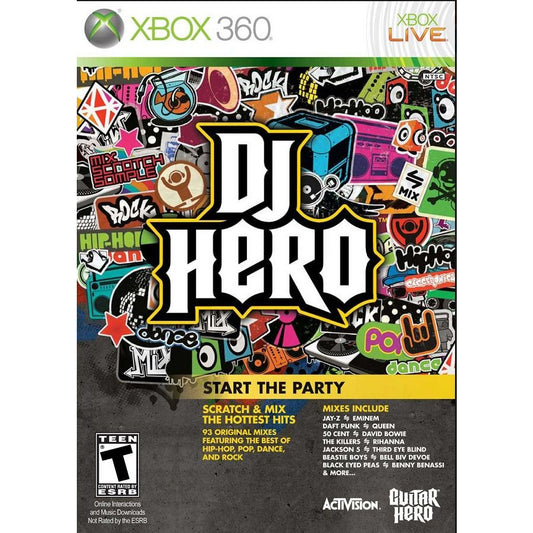 DJ Hero Microsoft Xbox 360 Game from 2P Gaming