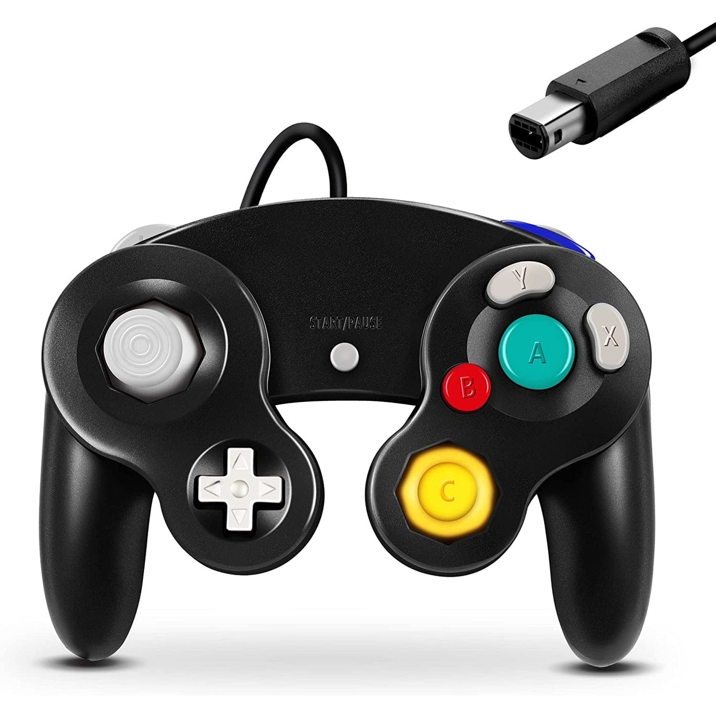 Gamecube Controller, Classic Controller Gamepad Compatible with Nintendo Wii, Upgraded from 2P Gaming