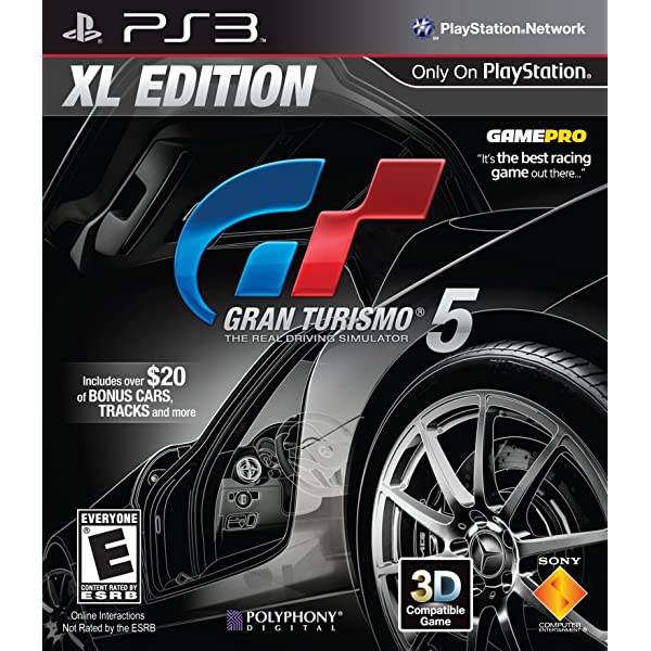 Gran Turismo 5 XL Edition PS3 PlayStation 3 Game from 2P Gaming