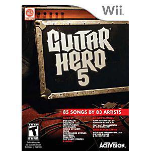 Guitar Hero 5 Nintendo Wii Game from 2P Gaming