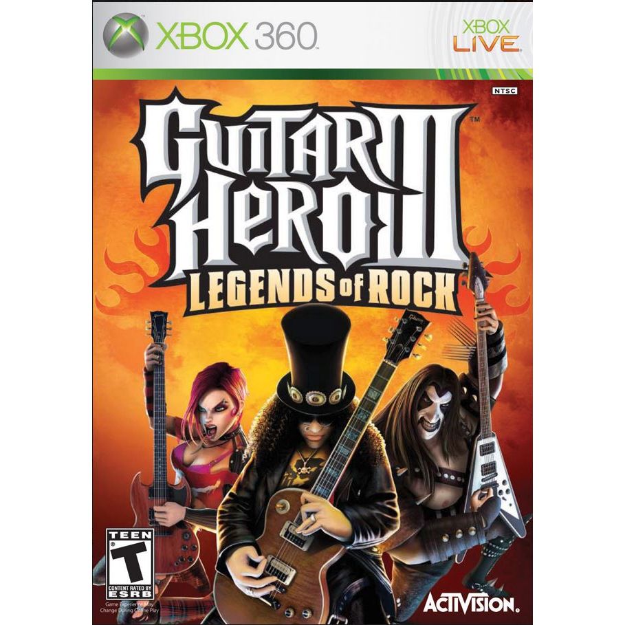 Guitar Hero III Legends of Rock Microsoft Xbox 360 Game from 2P Gaming