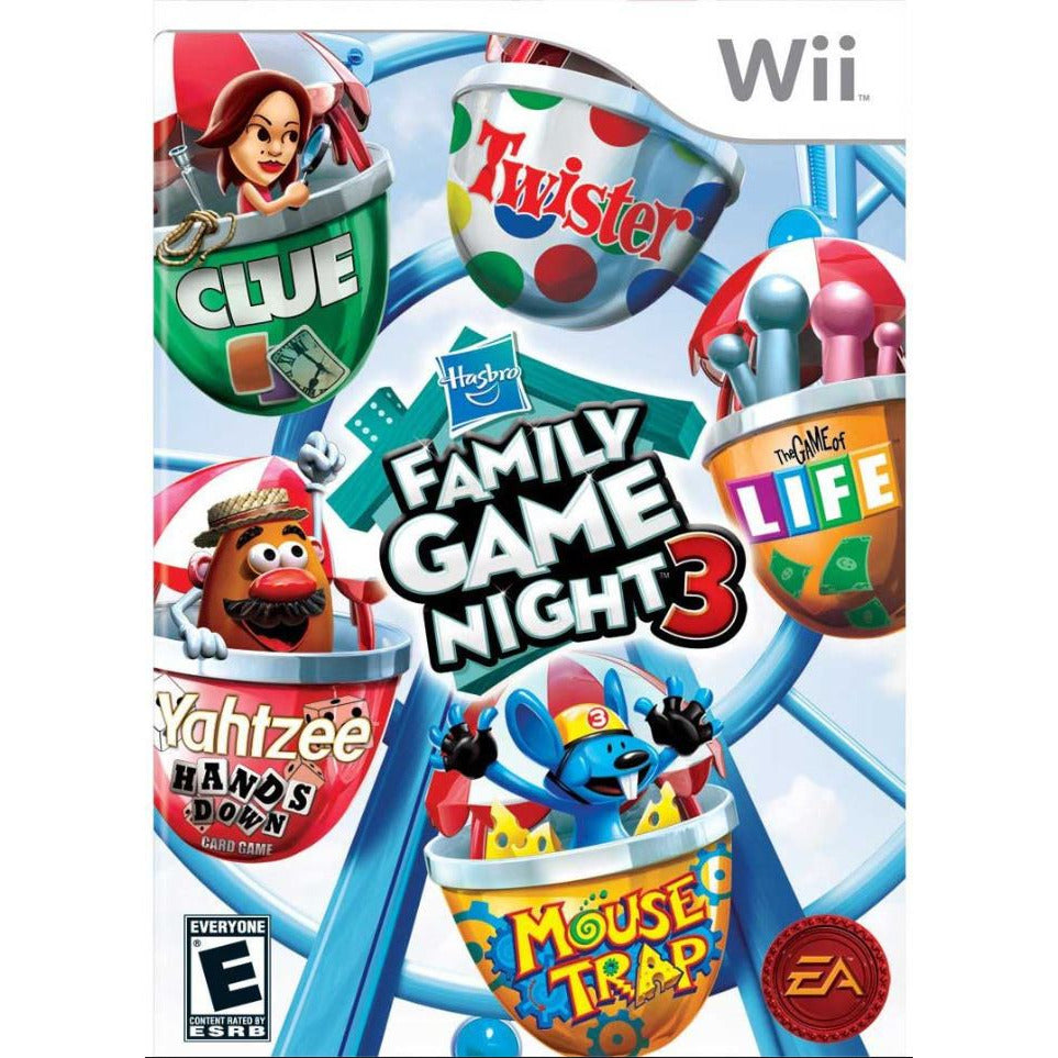 Hasbro Family Game Night 3 Nintendo Wii Game from 2P Gaming