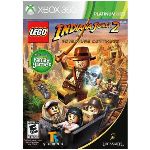 LEGO Indiana Jones 2 The Adventure Continues Platinum Hits Microsoft Xbox 360 Game from 2P Gaming