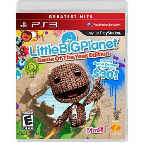 Little Big Planet Game of the Year Edition Sony PS3 PlayStation 3 Game from 2P Gaming