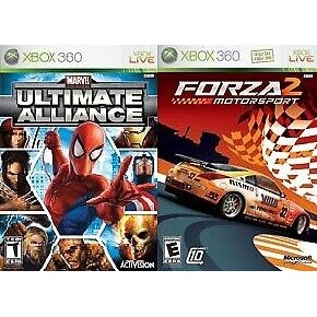 Marvel Ultimate Alliance & Forza 2 Motorsport Combo Microsoft Xbox 360 Game from 2P Gaming