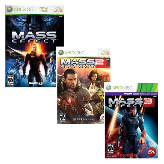 Mass Effect 1, 2, & 3 Xbox 360 Game from 2P Gaming