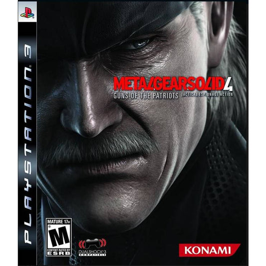 Metal Gear Solid 4 Guns of the Patriots Sony PS3 PlayStation 3 Game from 2P Gaming