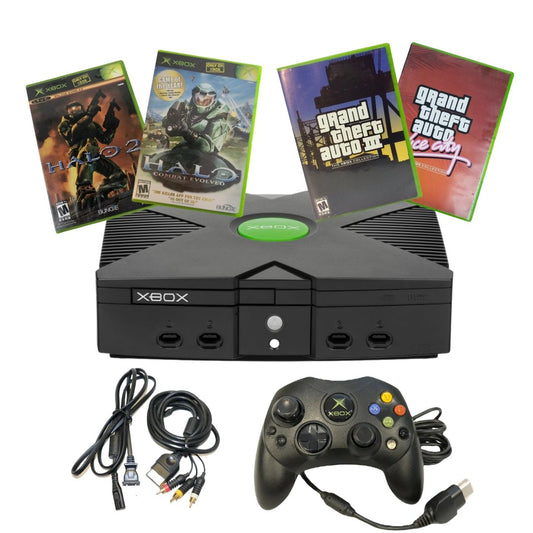 Microsoft Original Xbox Console Halo & GTA Bundle from 2P Gaming