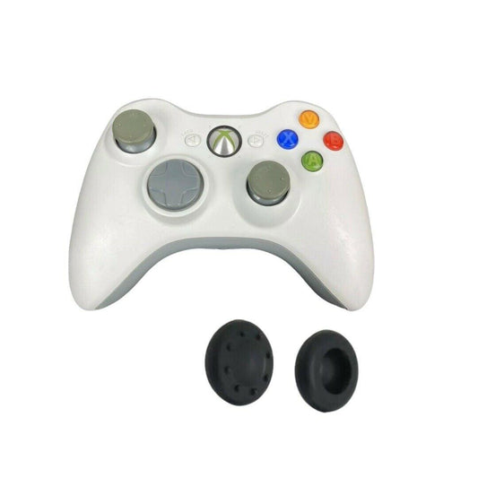 Microsoft Xbox 360 White Wireless Controller from 2P Gaming
