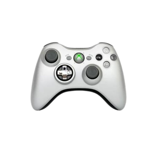 Microsoft Xbox 360 Wireless Controller, Silver Special Edition 1403 OEM from 2P Gaming
