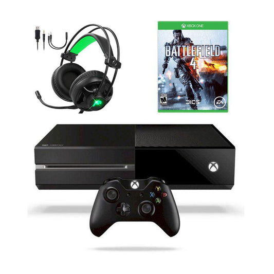 Microsoft Xbox One 500GB Game Console, New Headset, Battlefield 4 from 2P Gaming