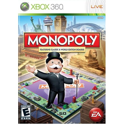 Monopoly Classic & World Edition Boards The Game Xbox 360 from 2P Gaming