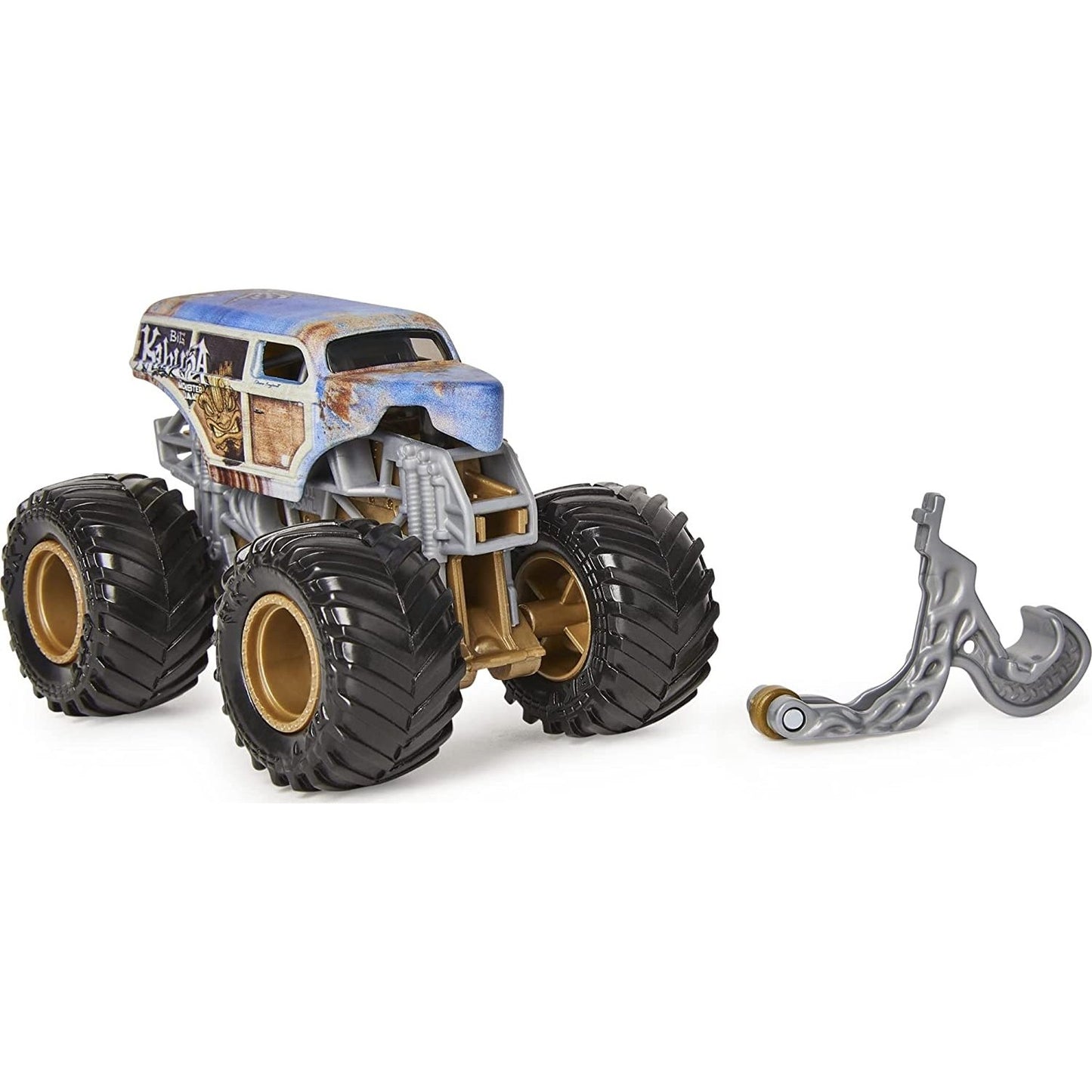 Monster Jam 2021 Spin Master 1:64 Diecast Monster Truck with Wheelie Bar: Arena Favorites Big Kahuna from 2P Gaming