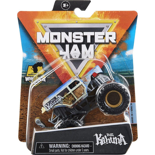 Monster Jam 2021 Spin Master 1:64 Diecast Monster Truck with Wheelie Bar: Arena Favorites Big Kahuna from 2P Gaming