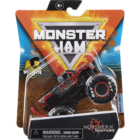 Monster Jam 2021 Spin Master 1:64 Diecast Monster Truck with Wheelie Bar: Legacy Trucks Northern Nightmare from 2P Gaming