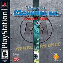 Monsters Inc Scream Team PlayStation 1 Game from 2P Gaming