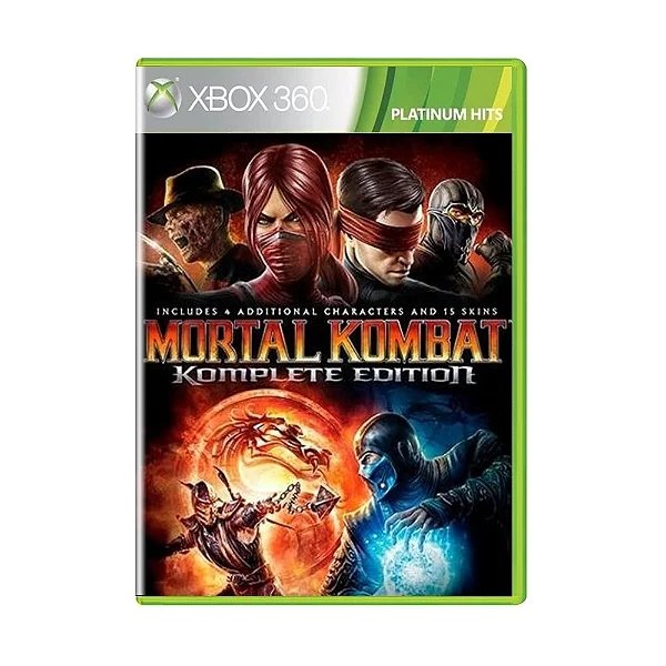 Mortal Kombat Complete Edition Platinum Hits Microsoft Xbox 360 Game from 2P Gaming