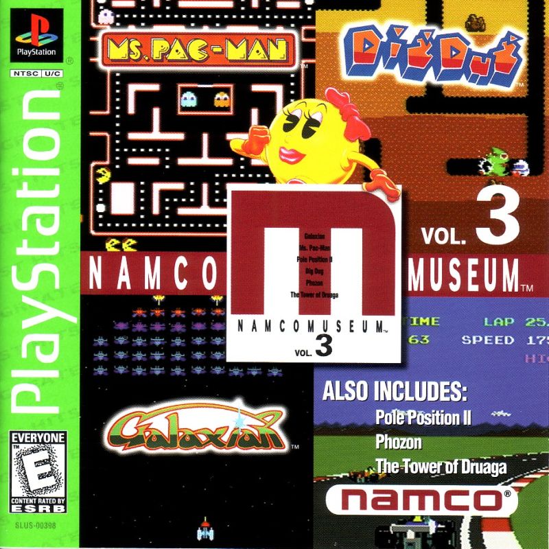 Namco Museum Vol. 3 PlayStation 1 PS1 Game from 2P Gaming