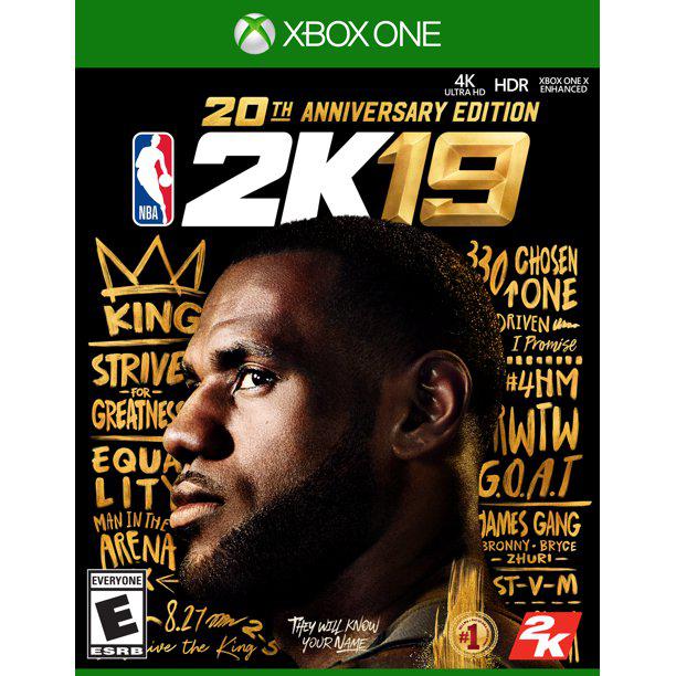 NBA 2K19 20th Anniversary Edition Microsoft Xbox One Game from 2P Gaming