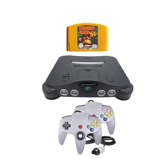 Nintendo 64 N64 Console Bundle with Donkey Kong 64 from 2P Gaming