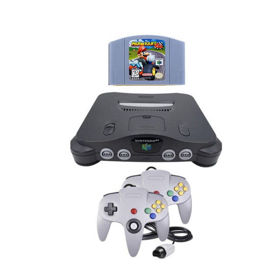 Nintendo 64 N64 Console Bundle with Mario Kart 64 from 2P Gaming