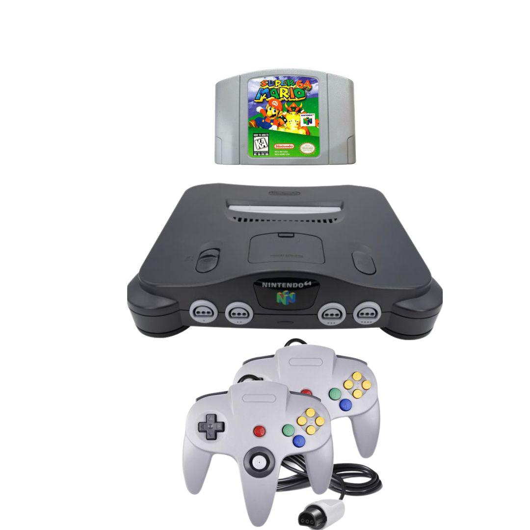 Nintendo 64 N64 Console Bundle with Super Mario 64 from 2P Gaming