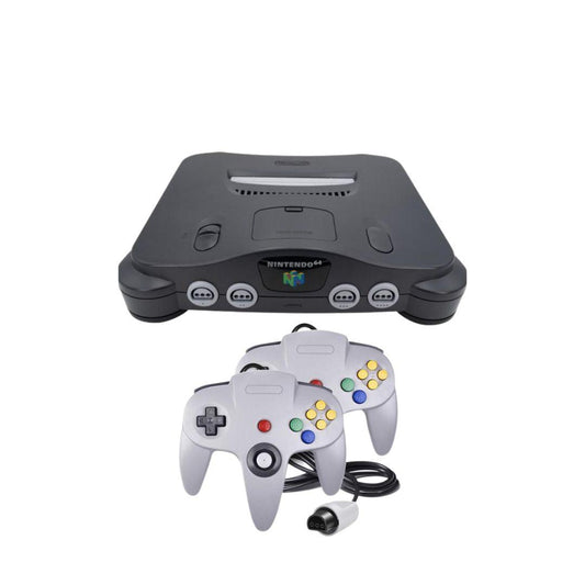 Nintendo 64 N64 Console Grey, New Controller, Jumper Pack from 2P Gaming