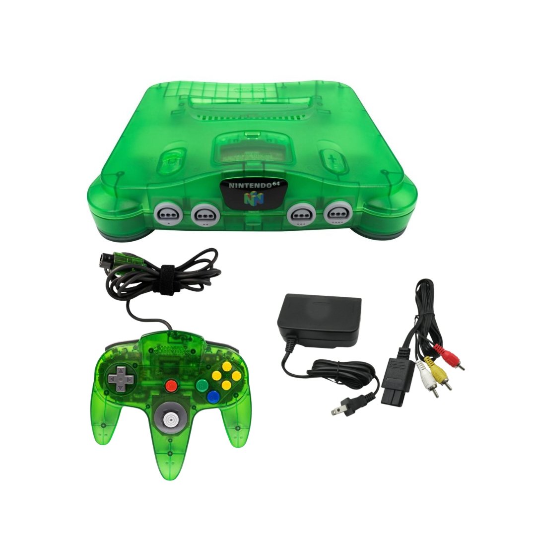 Nintendo 64 N64 Console Jungle Green from 2P Gaming