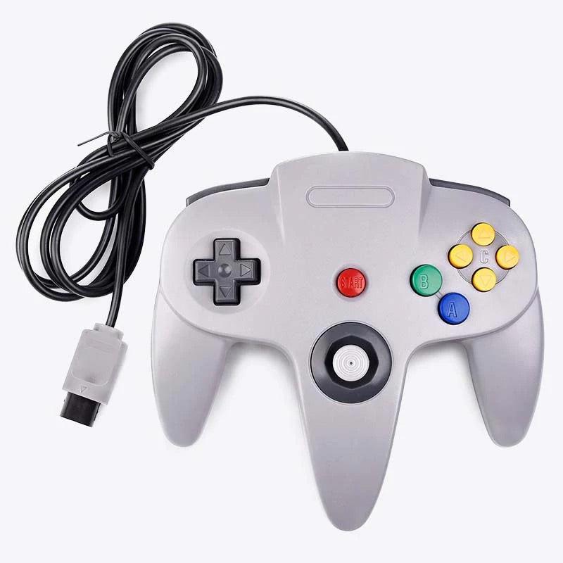 Nintendo 64 N64 Generic Gray Wired Controller from 2P Gaming