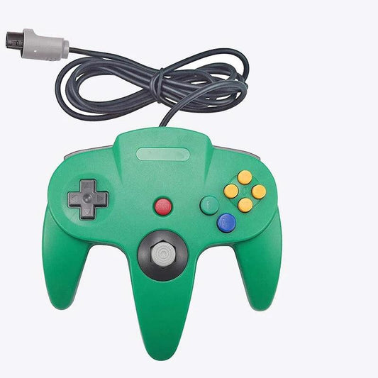 Nintendo 64 N64 Generic Green Wired Controller from 2P Gaming
